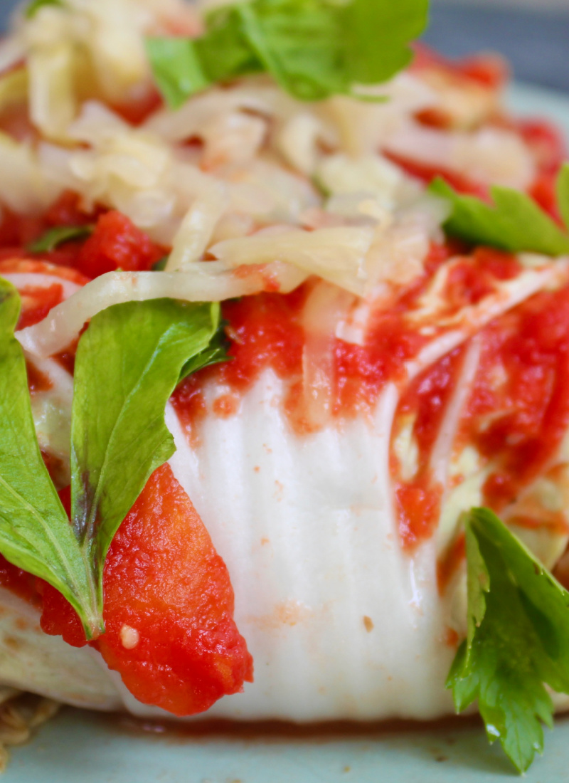 Vegan Cabbage Rolls with Lentils and Rice
