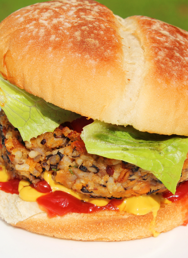 Sweet Potato Black Bean Burgers