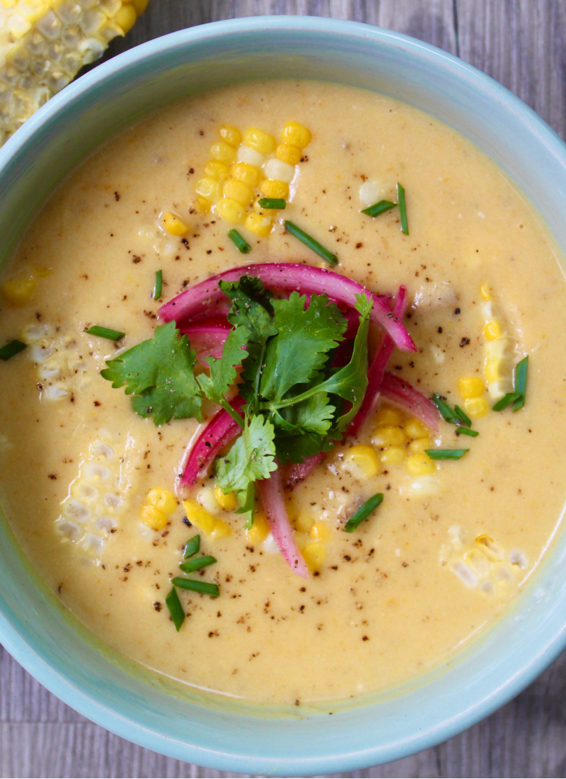 Summertime Corn Chowder (dairy free)